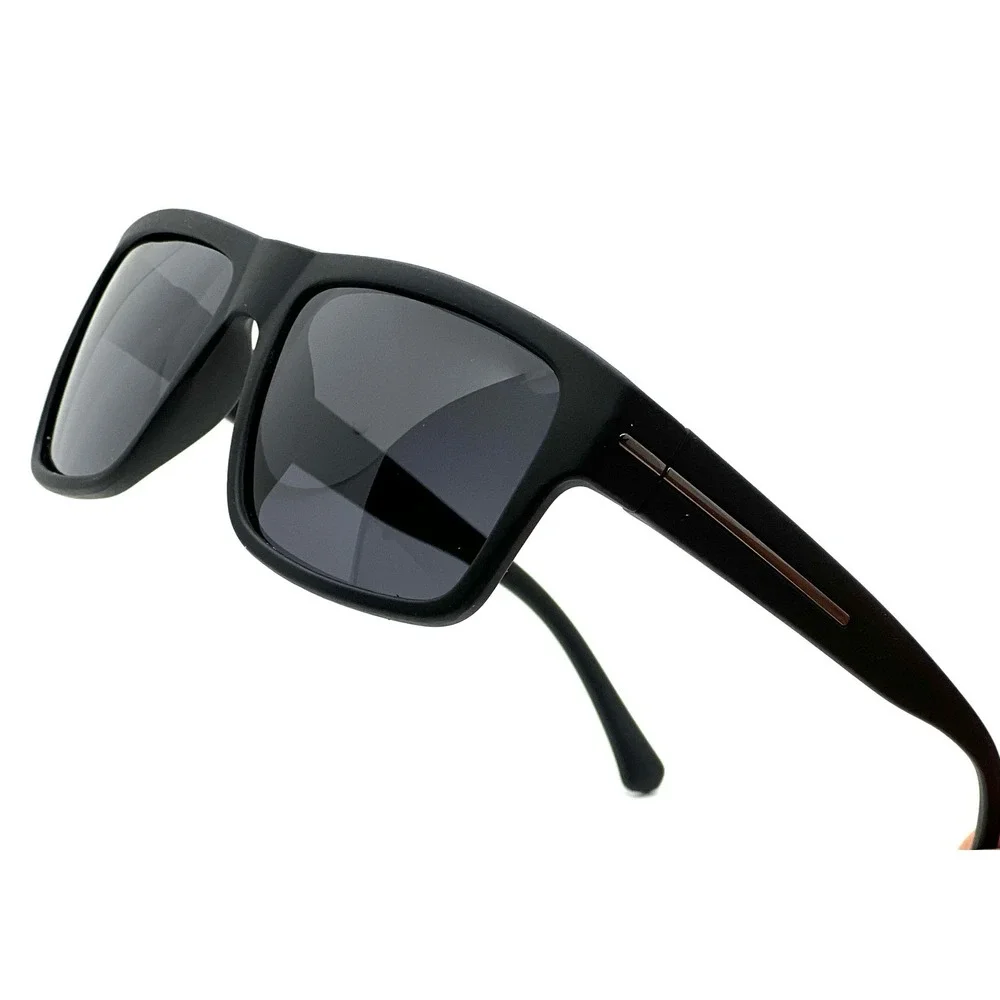 Sunglasses Men Polarized Black Lens Driving Retro Street Wear Outdoor Lentes New